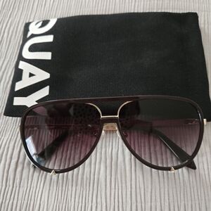 Quay Womens Aviator Sunglasses